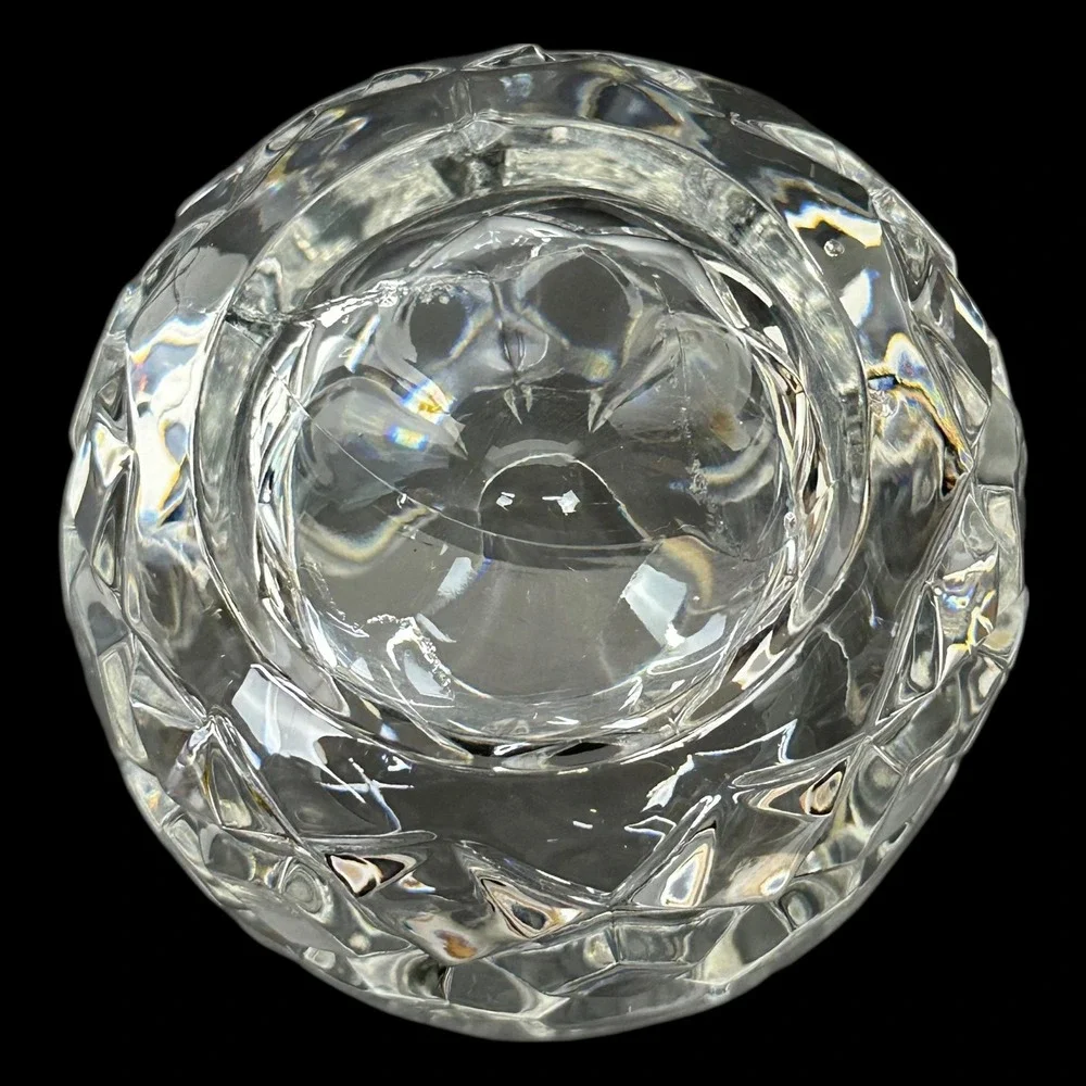 VTG‎ European Collection 24% Lead Crystal Tumbler Glass Yugoslavia Diamond Cut